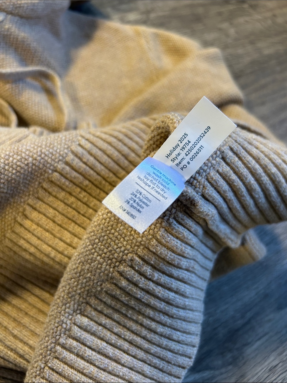 Marine Layer Beige Knit Hoodie Sweater Coastal Luxe Soft Cozy Small - Picture 6 of 9